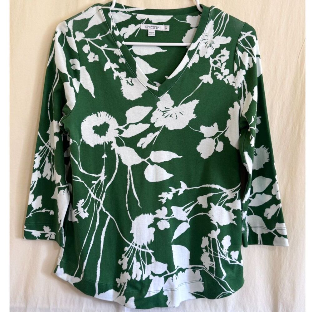 NWT Chico's Size 0 (Small - 4) 2-Piece Set Basic Knit Top & Lightweight Sweater - Picture 2 of 12